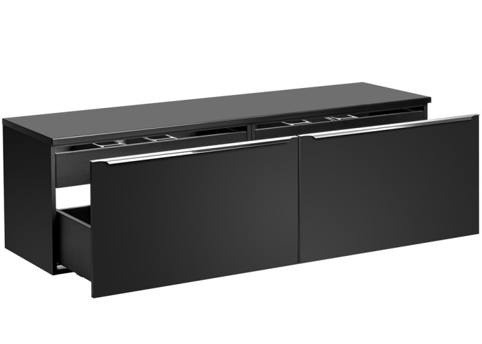 SANTA FE black 82-160-DC skrinka pod umývadlo 160 cm