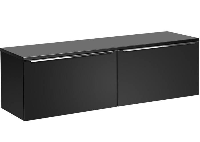 SANTA FE black 82-160-DC skrinka pod umývadlo 160 cm