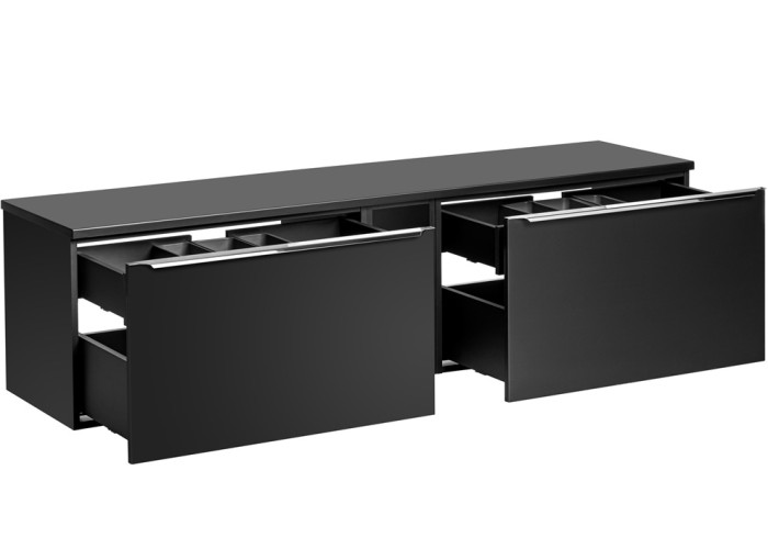 SANTA FE black 82-180-DC skrinka pod umývadlo 180 cm