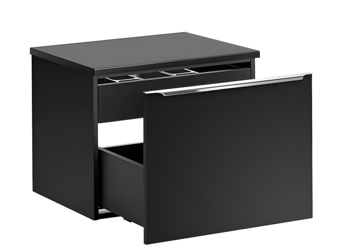 SANTA FE black 82-60-2S-DC skrinka pod umývadlo 60 cm