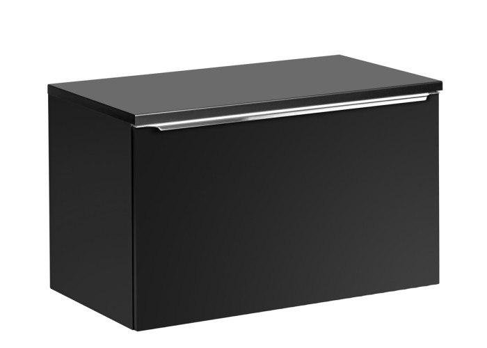 SANTA FE black 82-80-2S-DC skrinka pod umývadlo 80 cm