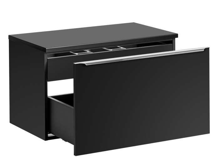 SANTA FE black 82-80-2S-DC skrinka pod umývadlo 80 cm
