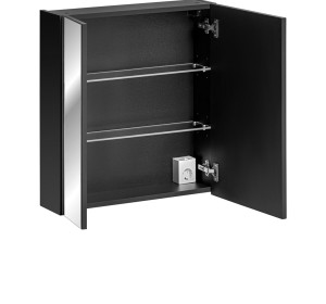 SANTA FE black 84-60-2D skrinka so zrkadlom 60 cm SANTA FE black 84-60-2D skrinka so zrkadlom 60 cm