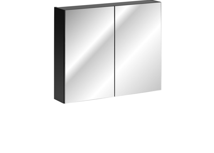 SANTA FE black 84-80-2D skrinka so zrkadlom 80 cm