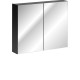SANTA FE black 84-80-2D skrinka so zrkadlom 80 cm
