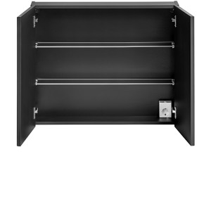 SANTA FE black 84-80-2D skrinka so zrkadlom 80 cm SANTA FE black 84-80-2D skrinka so zrkadlom 80 cm