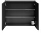 SANTA FE black 84-80-2D skrinka so zrkadlom 80 cm