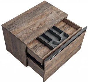 SANTA FE dub 82-80-B-2S-DV skrinka pod umývadlo 80 cm