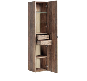 SANTA FE dub 80-01-1D2S vysoká skrinka do kúpelne 