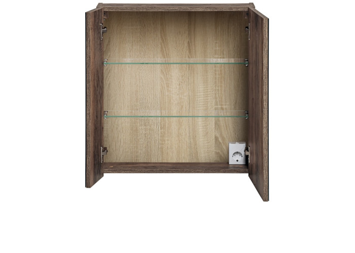 SANTA FE dub 84-60-2D skrinka so zrkadlom 60 cm