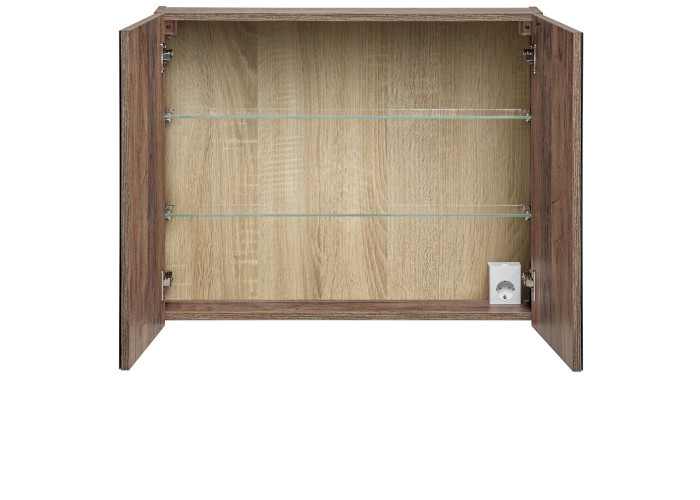 SANTA FE dub 84-80-2D skrinka so zrkadlom 80 cm