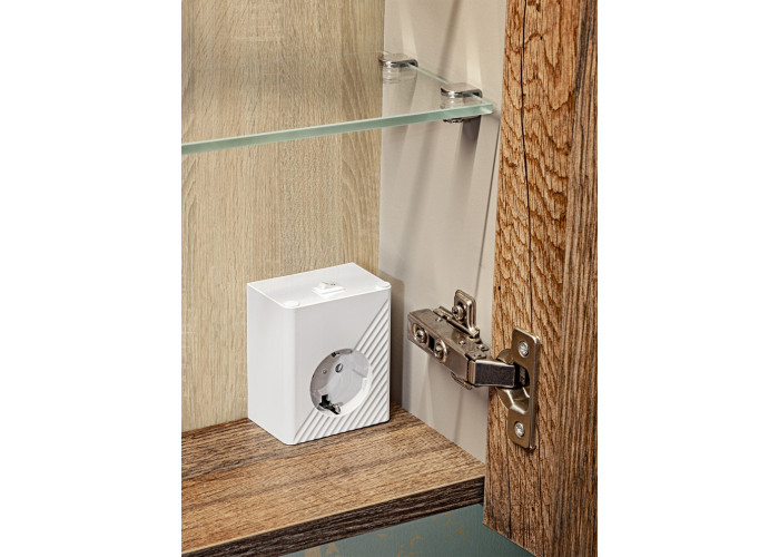 SANTA FE Taupe 84-60-2D skrinka so zrkadlom 60 cm