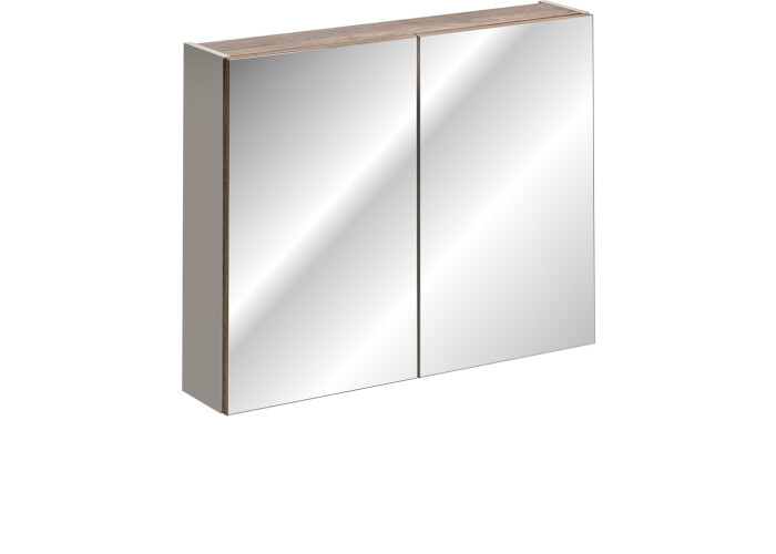 SANTA FE Taupe 84-80-2D skrinka so zrkadlom 80 cm
