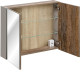 SANTA FE Taupe 84-80-2D skrinka so zrkadlom 80 cm