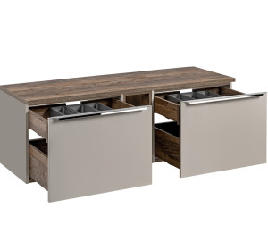 SANTA FE Taupe 82-140-B-2S-DV skrinka pod umývadlo 140 cm