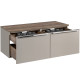 SANTA FE Taupe 82-120-B-2S-DV skrinka pod umývadlo 120 cm