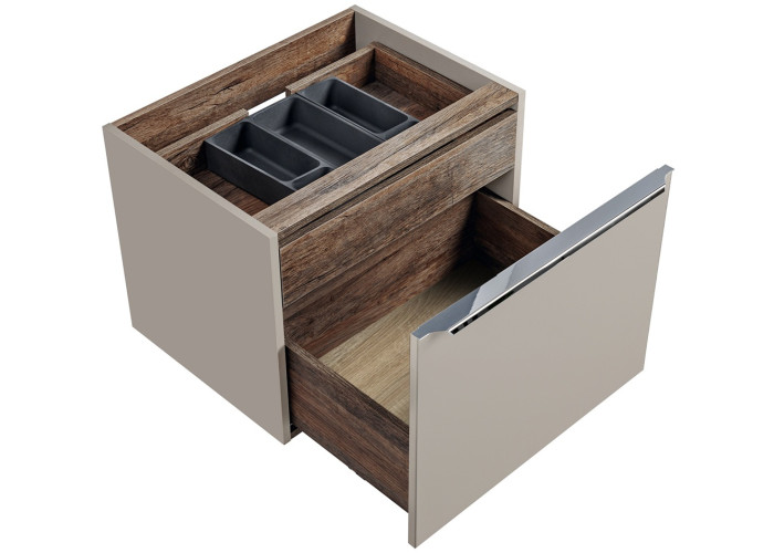SANTA FE Taupe 82-60-B-2S skrinka pod umývadlo 60 cm