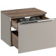 SANTA FE Taupe 82-60-B-2S-DV skrinka pod umývadlo 60 cm