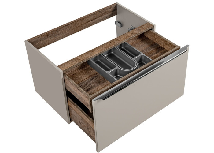SANTA FE Taupe 82-80-B-2S skrinka pod umývadlo 80 cm