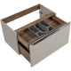 SANTA FE Taupe 82-80-B-2S skrinka pod umývadlo 80 cm