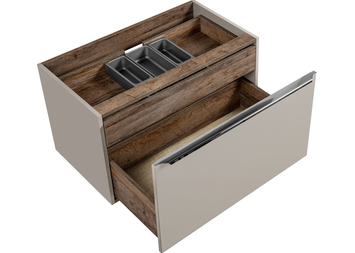 SANTA FE Taupe 82-80-B-2S skrinka pod umývadlo 80 cm