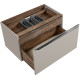 SANTA FE Taupe 82-80-B-2S skrinka pod umývadlo 80 cm