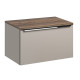 SANTA FE Taupe 82-80-B-2S-DV skrinka pod umývadlo 80 cm