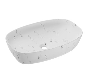 MEGI biele vrchné umývadlo na dosku