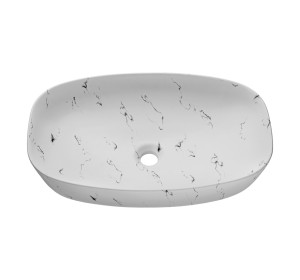 MEGI biele vrchné umývadlo na dosku