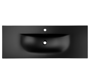 SKY 1 120-DP-8099 zápustné umývadlo 120x46 cm, čierne matné