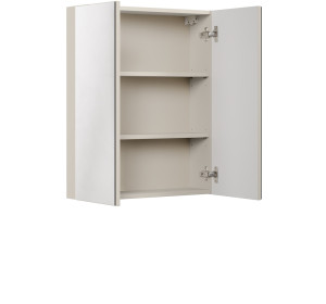 UNI CASHMERE 84-60-2D skrinka so zrkadlom nad umývadlo 60 cm