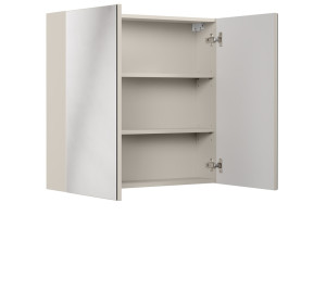 UNI CASHMERE 84-80-2D skrinka so zrkadlom nad umývadlo 80 cm