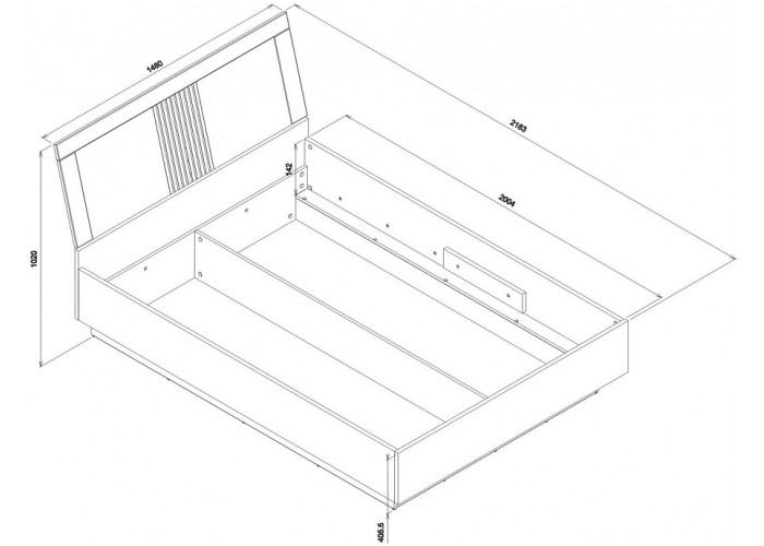 ARIS/LEONIDAS AS14/140SP, manželská posteľ 140x200 cm s úložným priestorom