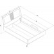 ARIS/LEONIDAS AS14/180SP, manželská posteľ 180x200 cm s úložným priestorom a roštom