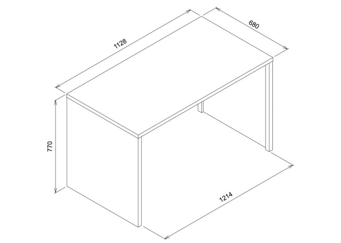 ASTON AN12 písací stolík