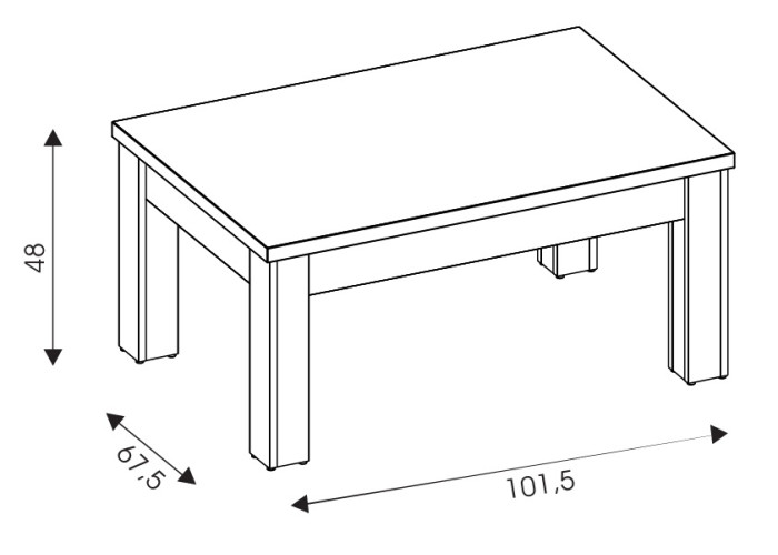ATE LA09 konferenčný stolík ATE LA09 konferenčný stolík
