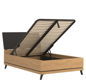 ATE AT15/120SP, posteľ 120x200 cm s úložným priestorom