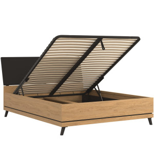 ATE AT15/160SP, manželská posteľ 160x200 cm s úložným priestorom a roštom