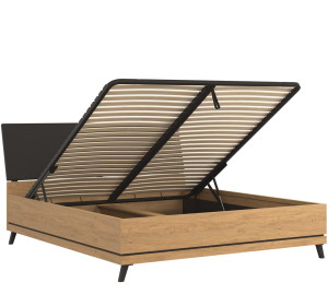 ATE AT15/180SP, manželská posteľ 180x200 cm s úložným priestorom a roštom