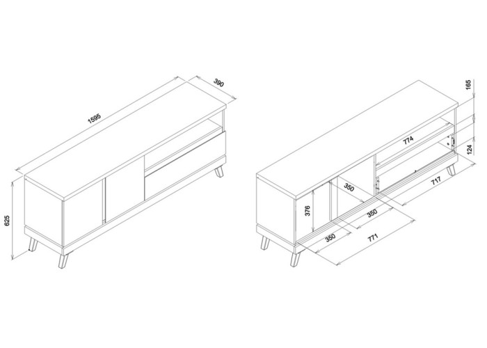 ATE AT01, skrinka pod TV