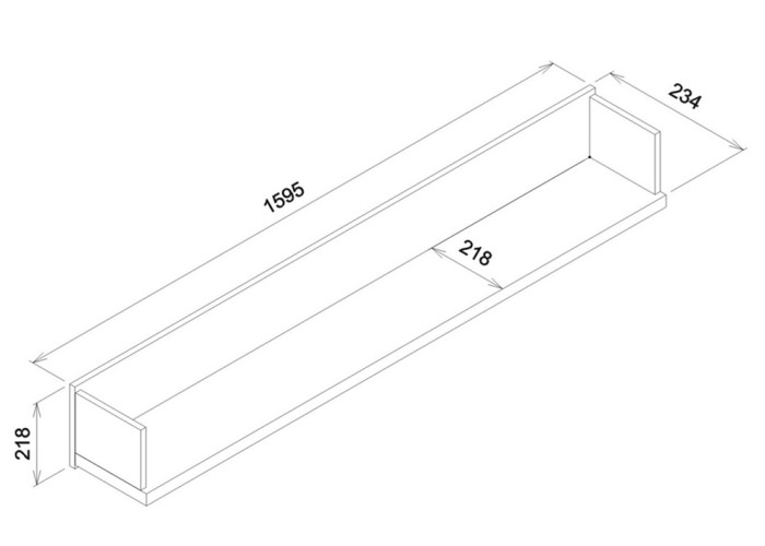 ATE AT10 závesná polica ATE AT10 závesná polica