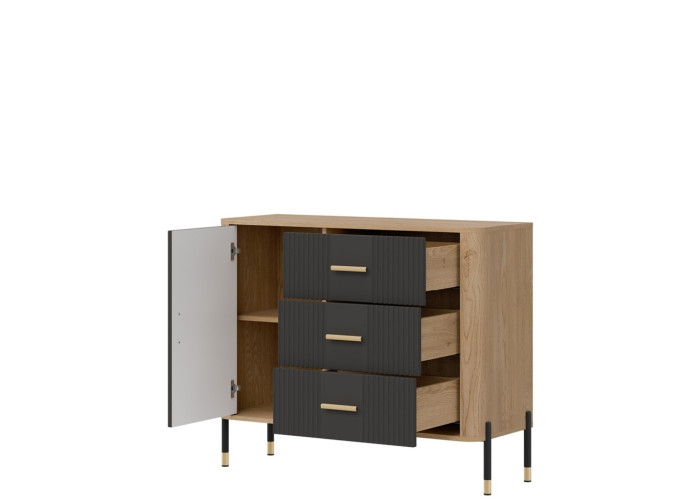 DANTE antracit DT03 komoda