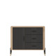 DANTE antracit DT03 komoda