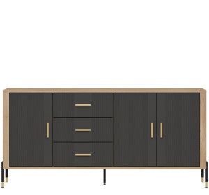 DANTE antracit DT07 komoda