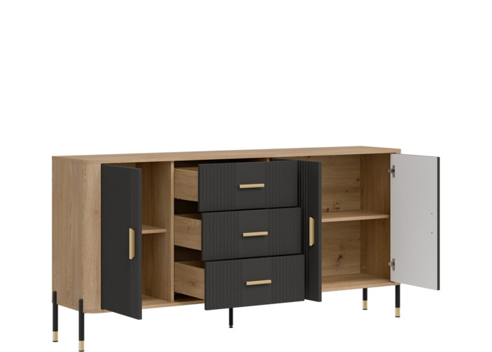 DANTE antracit DT07 komoda DANTE antracit DT07 komoda