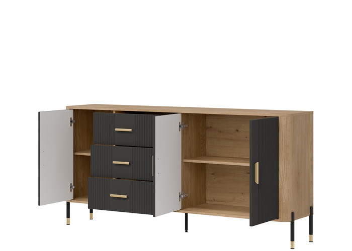 DANTE antracit DT07 komoda DANTE antracit DT07 komoda