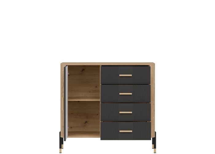 DANTE antracit DT08 komoda DANTE antracit DT08 komoda