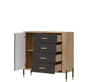 DANTE antracit DT08 komoda