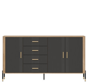 DANTE antracit DT10 komoda