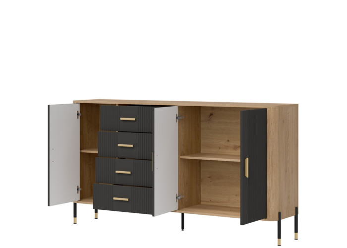 DANTE antracit DT10 komoda DANTE antracit DT10 komoda